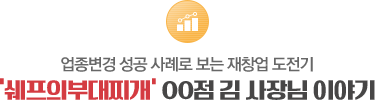 '쉐프의부대찌개'  OO점 김 사장님 이야기